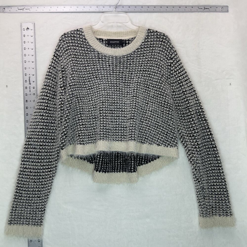 MinkPink Woman's Double Dare Sweater Size Large